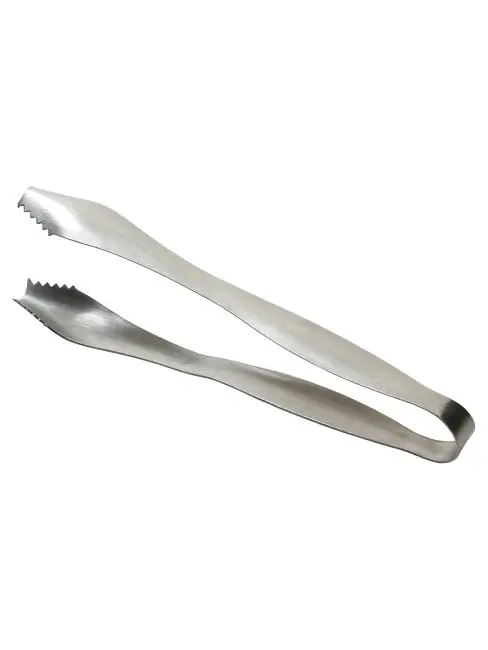 Preisknaller Eiswürfelzange - 18 CM - Edelstahl - Bar Professional - ISC0001