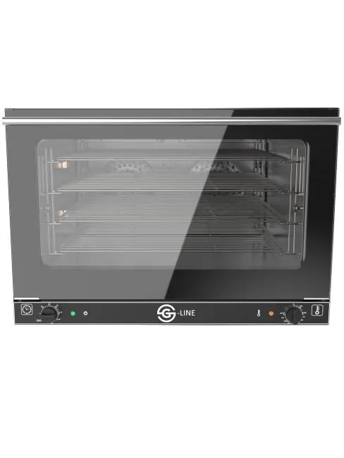 Heißluftofen Bäckerei - Schwarz - Edelstahl - 230V - G-Line Neue Kollektion