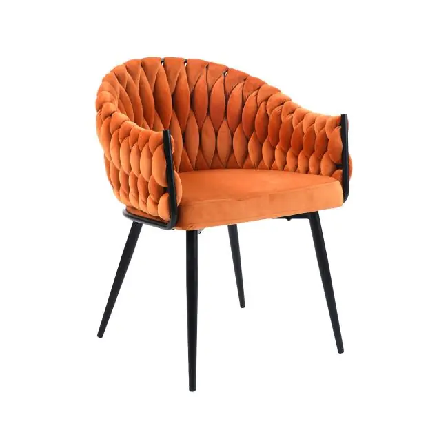 Mega-Angebot Stuhl Wave - Orange - Samt - G-Line