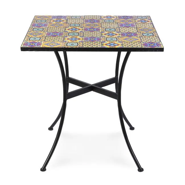 Mega-Angebot Terrassentisch Spanien - Schwarz - H 72,5 x B 70 x T 70 CM - G-Line