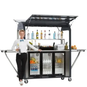 Multiwagon Coolrolly – Mobile Bar – 155 x 65 x 198 (H) cm Finale Aktion