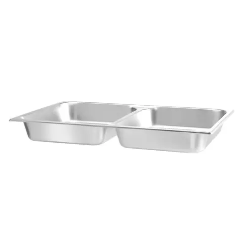 Finale Aktion Lebensmittelpfanne GN 1/1 zweigeteilt 7,5 l 530x325x(H)65mm