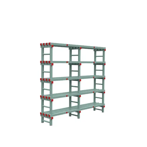Euro Regal Kunststoff 5 Böden L 1500 mm x 400 mm H 2450 mm Rabatt