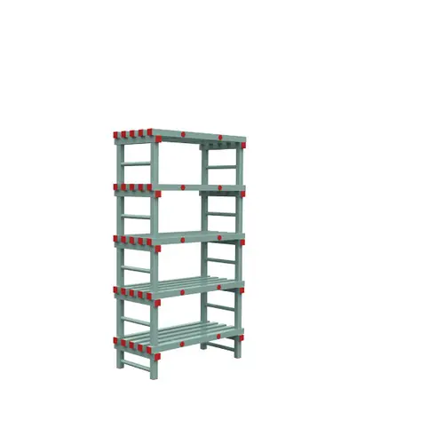 Euro Regal Kunststoff 5 Böden L 1400 mm x 500 mm H 1450 mm Finale Aktion