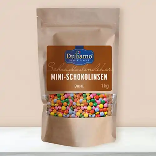 Mini-Schokolinsen bunt azo-free Direktkauf