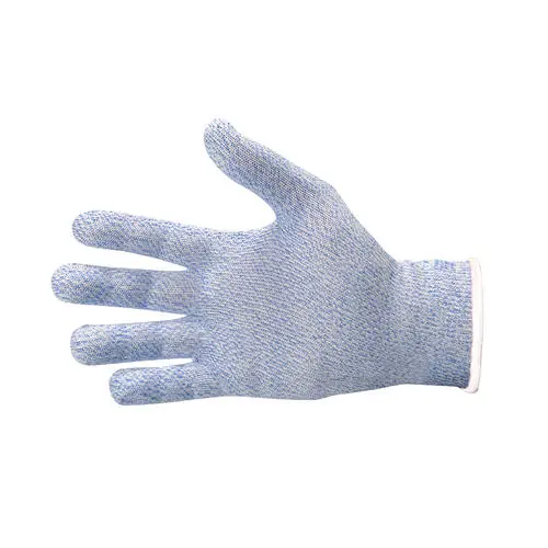 Anti-Schneide-Handschuh - blaue Farbe - weißer Rand - Größe S Neu Im Sortiment