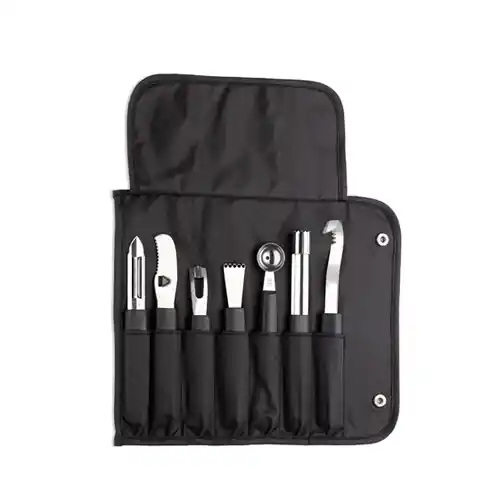 Garnierset inkl. Rolltasche 7 Werkzeuge Begrenztes Angebot
