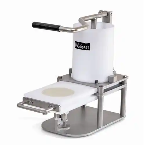 Angebot Hand-Portionierer HP 93-3 Edelstahl Ø 100 mm (Patty) L 180 mm