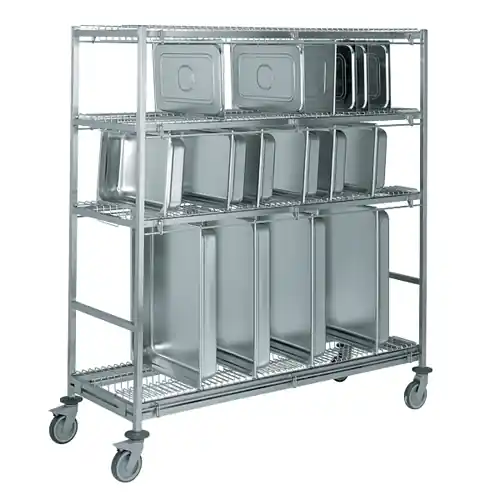GN-Behälterwagen 38 Fächer pro Ebene L 1278 mm Top-Preis