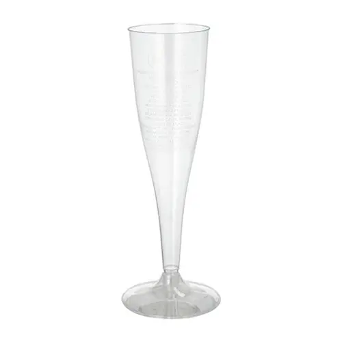 Preisknaller Sektglas PS klar 0,1 ltr mit Eichstrich 50 mm H 175 mm Einweg 9 x 5 Stück