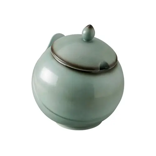 Bowl 0,5 ltr BUFFET GOURMET türkis mit Deckel Porzellan Ø 125 mm Super-Preis