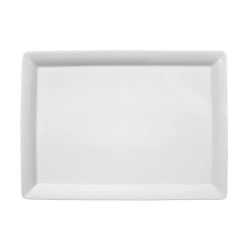 Bestseller Platte BUFFET GOURMET Porzellan weiß rechteckig 350 mm x 250 mm