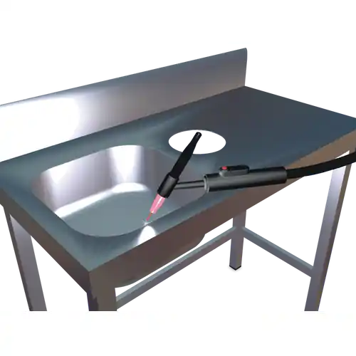 Einschweißbecken rechteckig 370 x 340 x H 145 mm Bestpreis