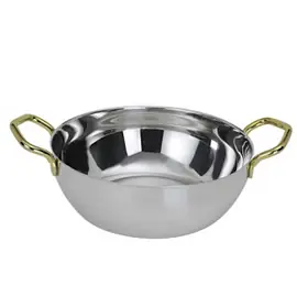 Sale Beilagenschale BARONESS 500 ml Edelstahl rund Ø 120 mm H 45 mm mit Henkel