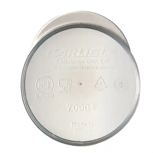 Deckel einfach, H 0,71 cm, Ø 10,01 cm, spülmaschinenfest, weiß Solange Der Vorrat Reicht