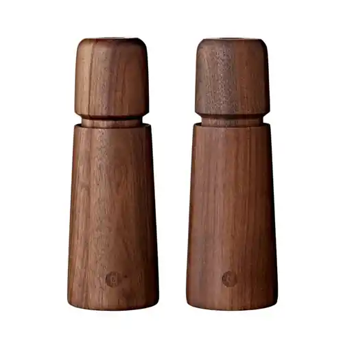Pfeffermühle Salzmühle STOCKHOLM 2er-Set Holz Walnuss H 168 mm Neu