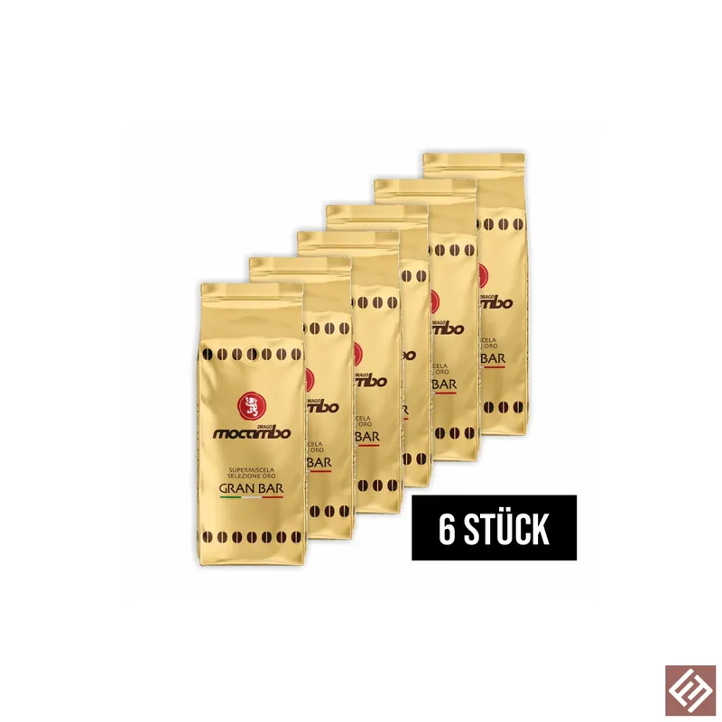 mocambo Caffé Gran Bar 6 x 1 Kg Mega-Angebot