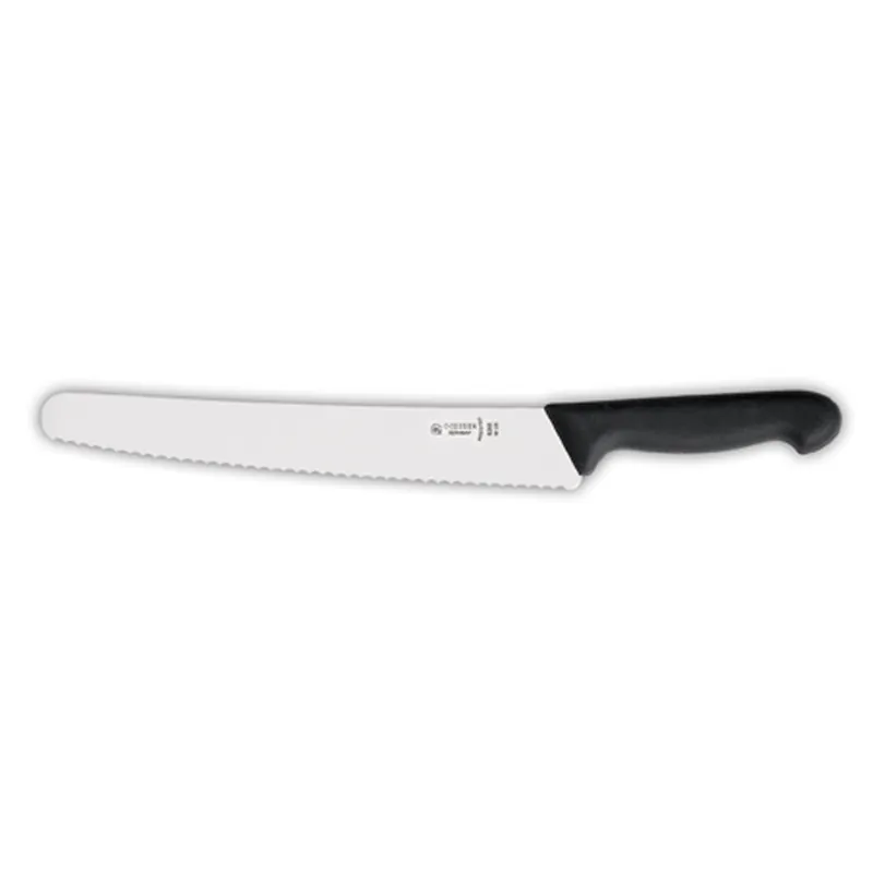 Direktkauf Universalmesser - Klinge 25 cm (Wellenschliff) - Schwarz
